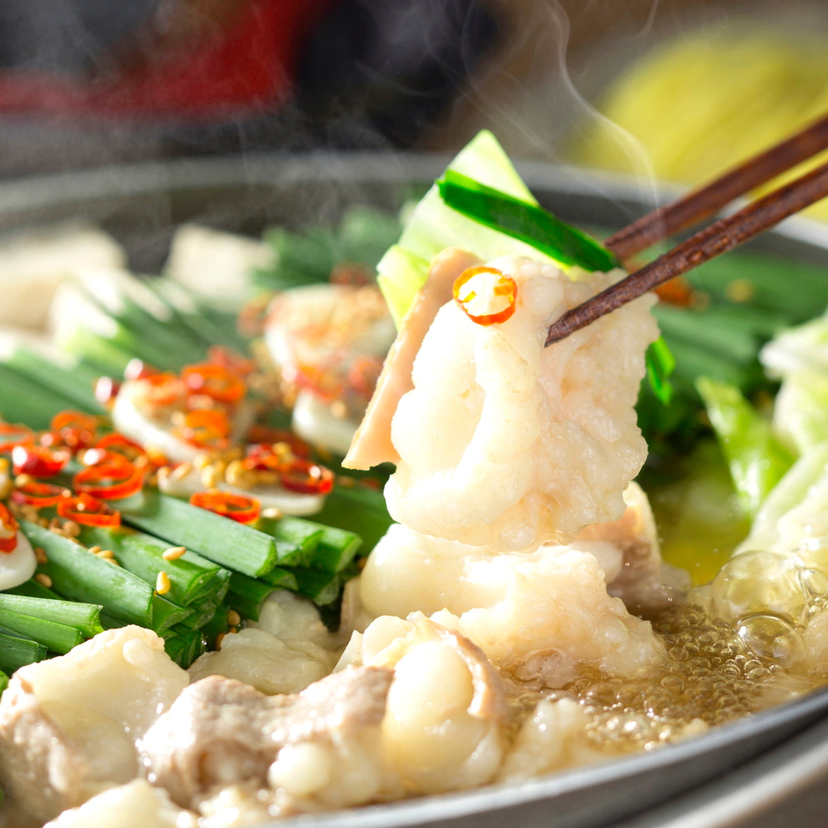 もつ鍋 ホルモン500g！超メガ博多もつ鍋セット2-3人前 – 博多もつ鍋と餃子